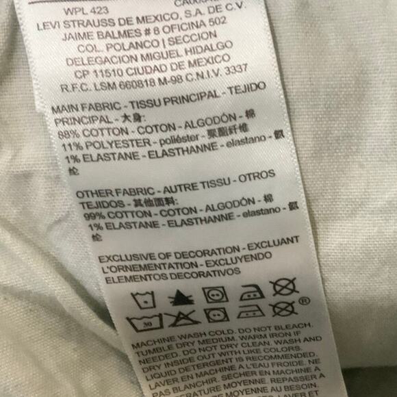 Levi Strauss Signature Flex Jeans 38x30 Blue S47 Regular Taper Modern Fit NWT - Picture 12 of 14